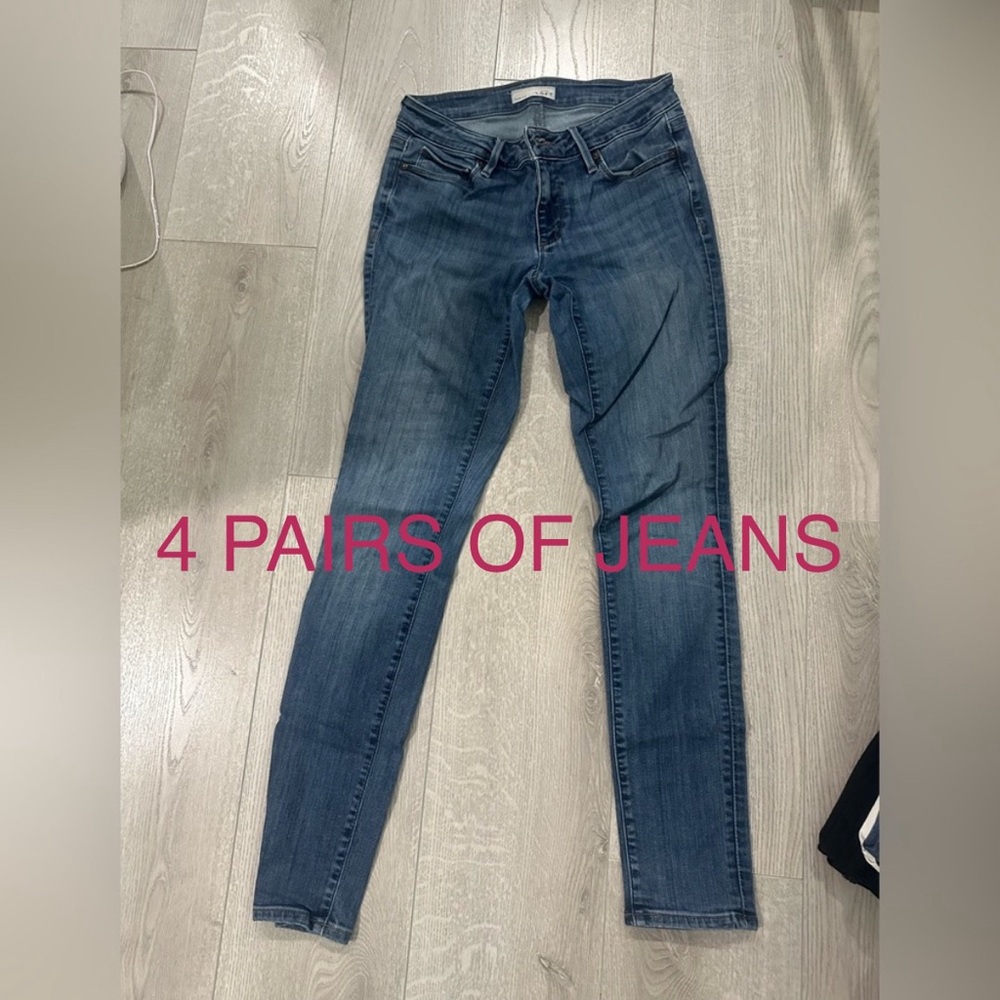 4 pairs of jeans size 25